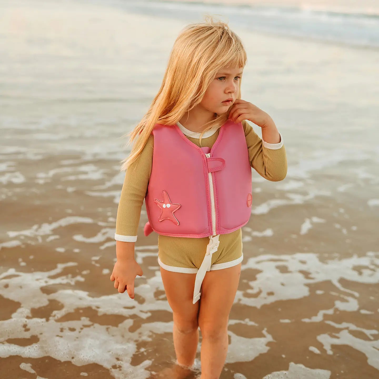 Swim Vest Ocean Treasure Rose