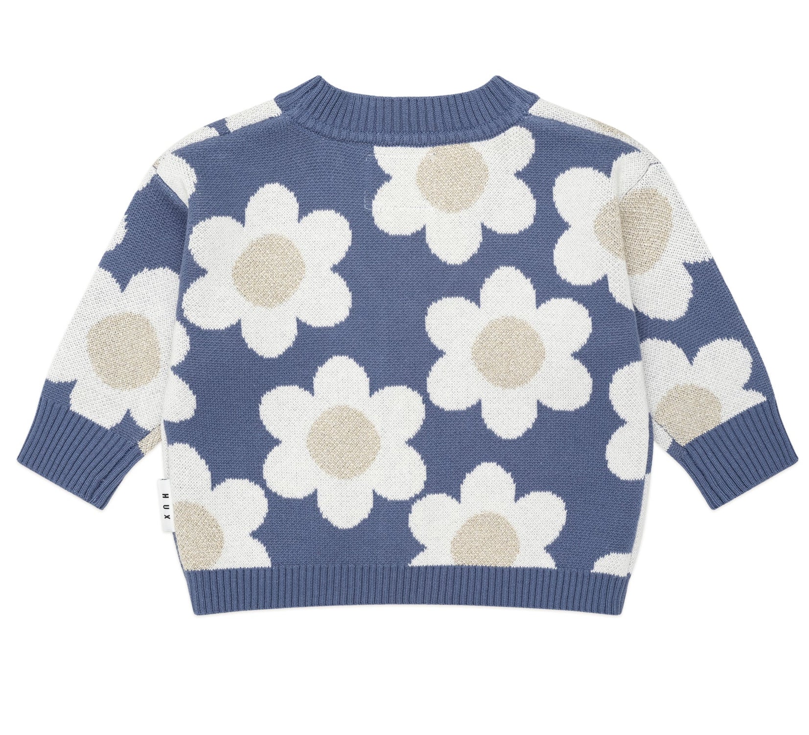 Midnight Daisy Boxy Cardi