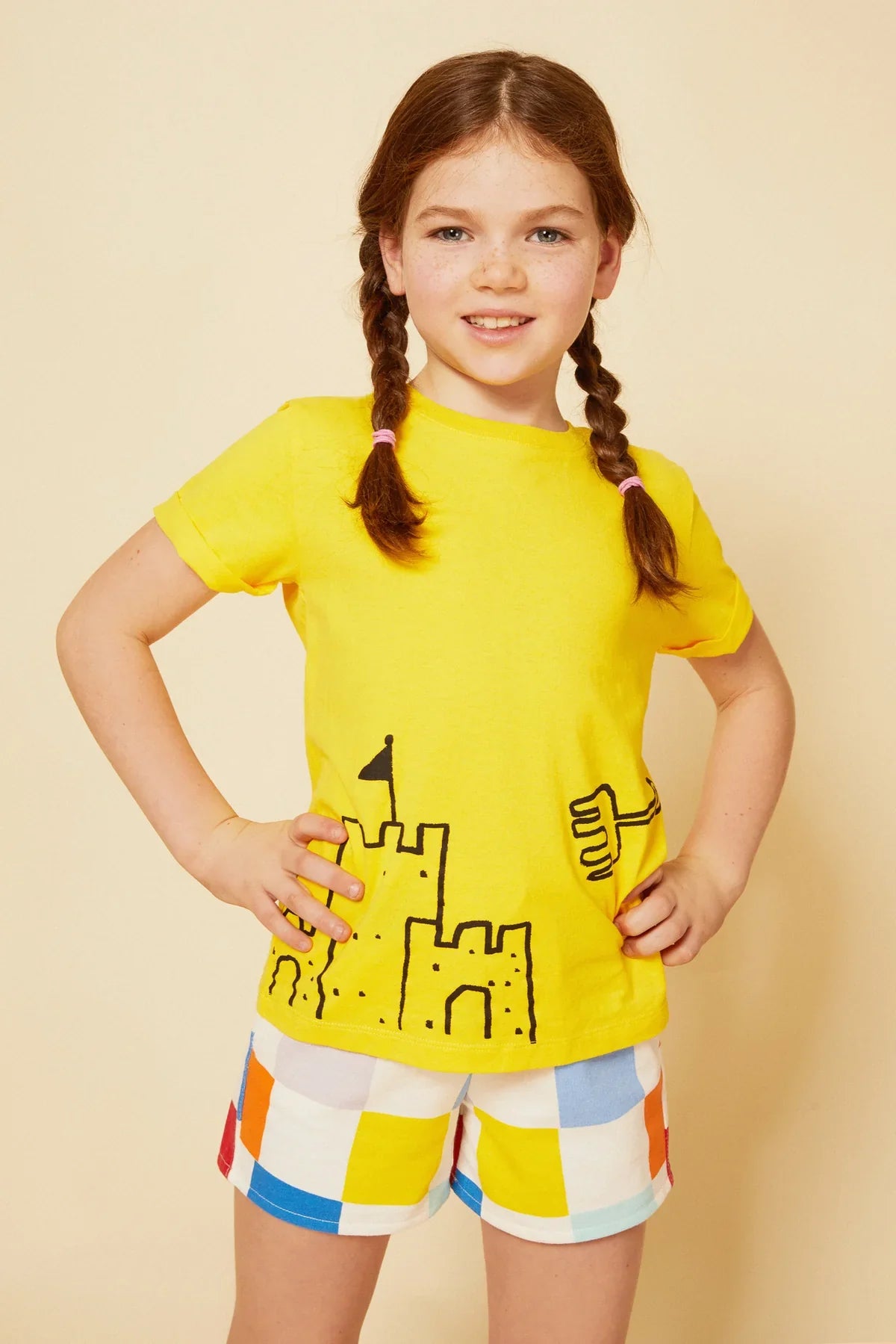 Recycled Cotton Sandcastle Baby T-Shirt