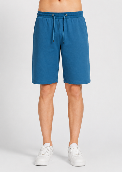 Men's Casual Plain Drawstring Athletic Shorts  Loose Fit Cotton Sport Shorts with Pockets