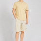 Men's Casual Plain Drawstring Letter Shorts with Patch Pockets  Loose Fit Cotton Blend Summer Shorts
