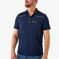 Burlebo Pearl Snap Performance Polo