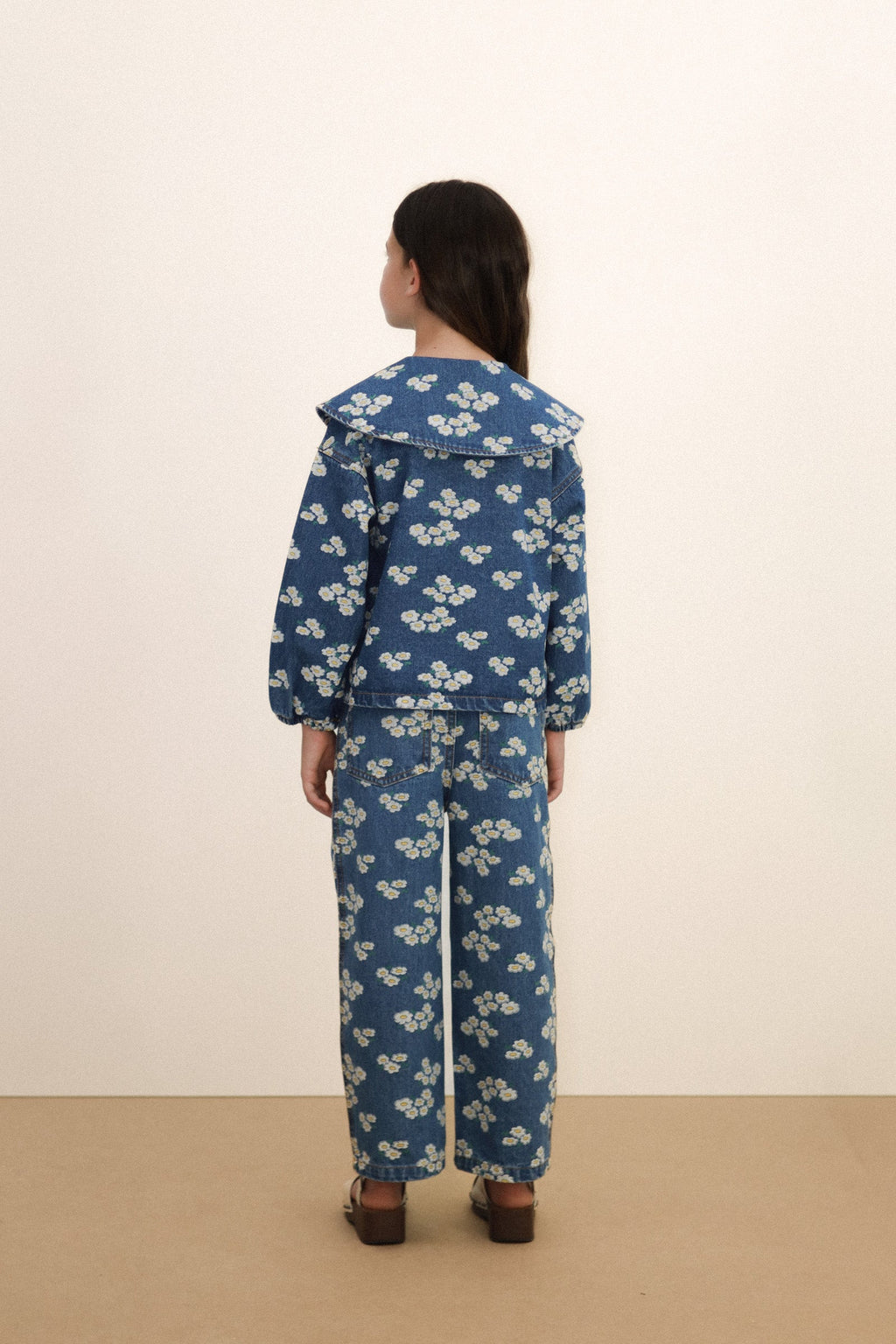 Blossoms Denim Shirt