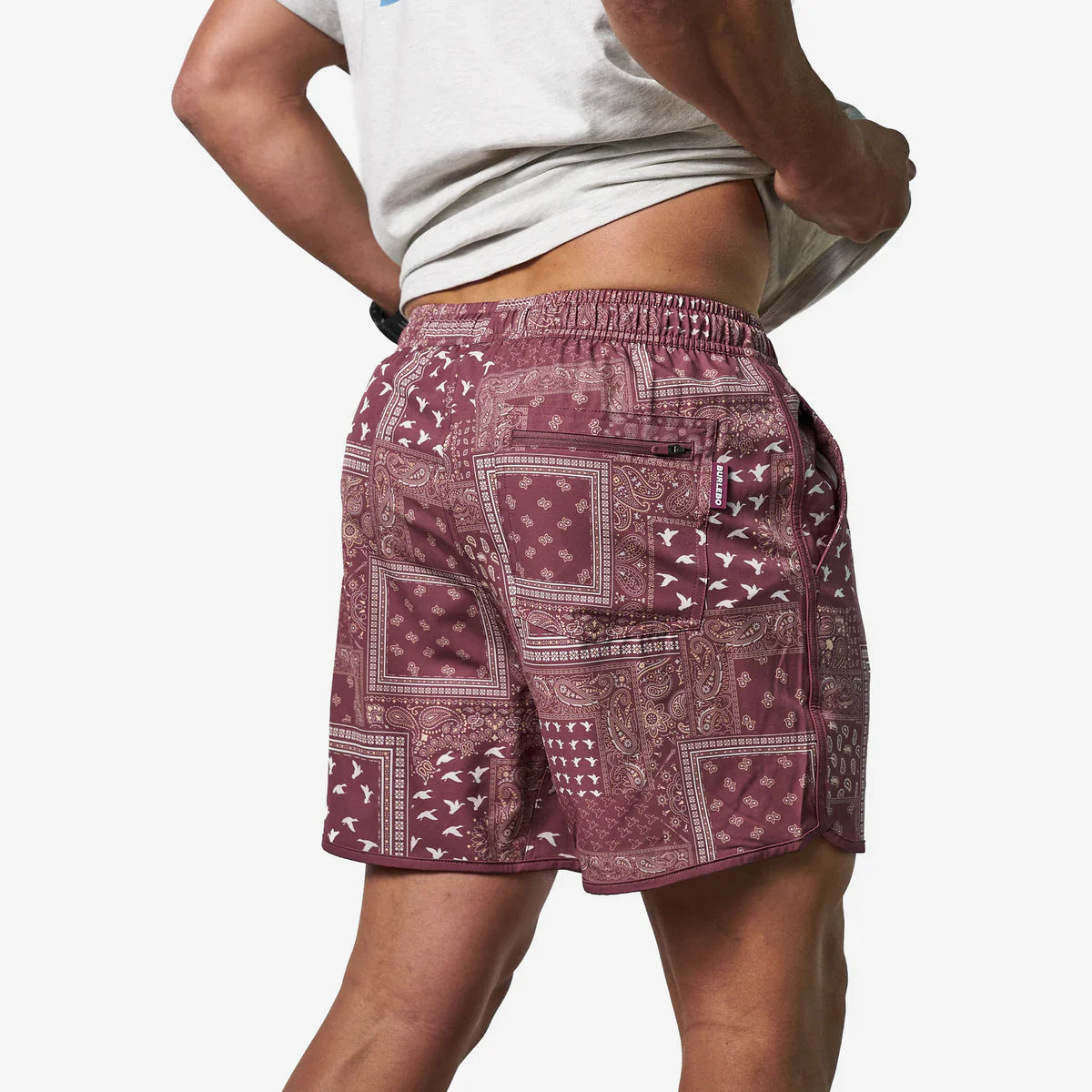 Burlebo Paisley Duck Swim Trunks