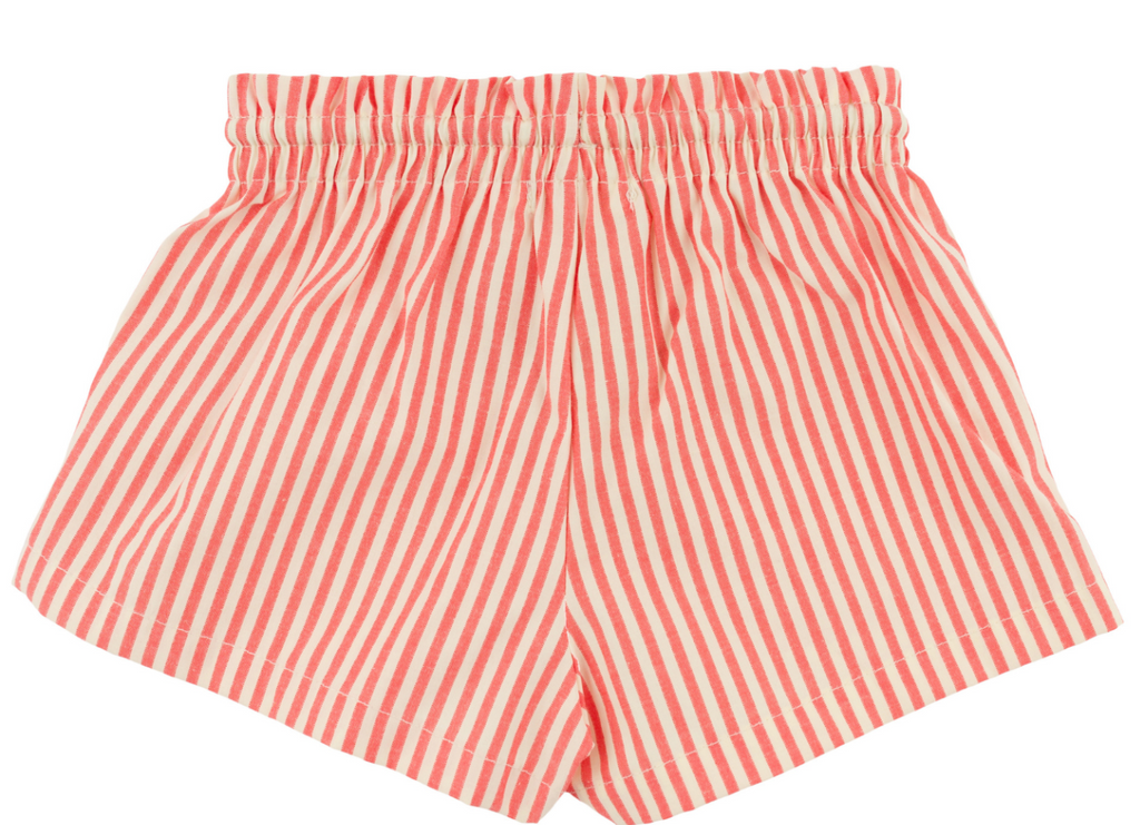 Cabana Ric Rac Libby Pocket Shorts- Faded Red
