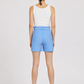 Women's Casual Paper Waist Shorts with Belt  High Comfort Double Pocket Summer Shorts