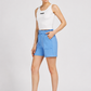 Women's Casual Paper Waist Shorts with Belt  High Comfort Double Pocket Summer Shorts
