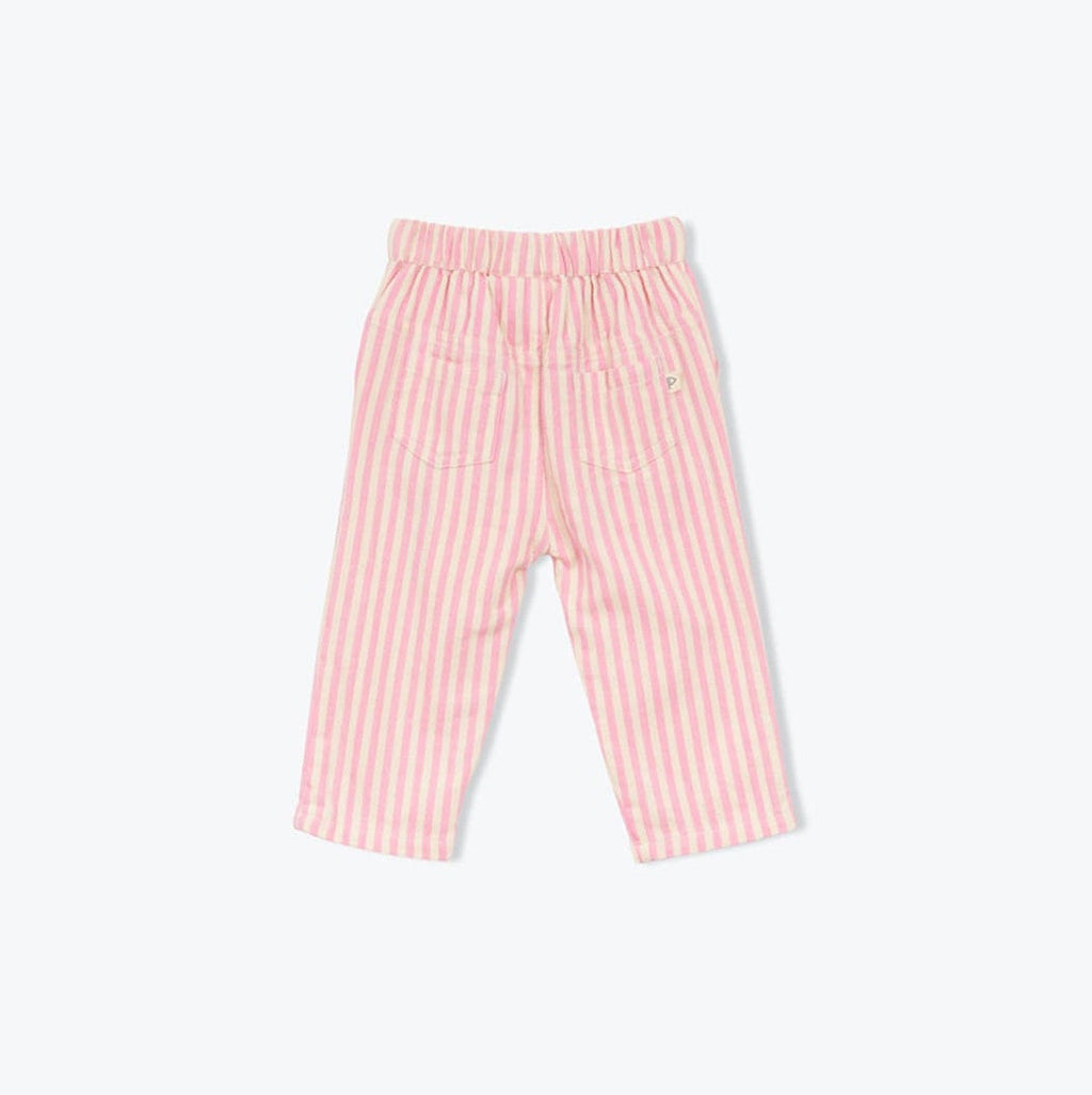 Baby Striped Pants Pink