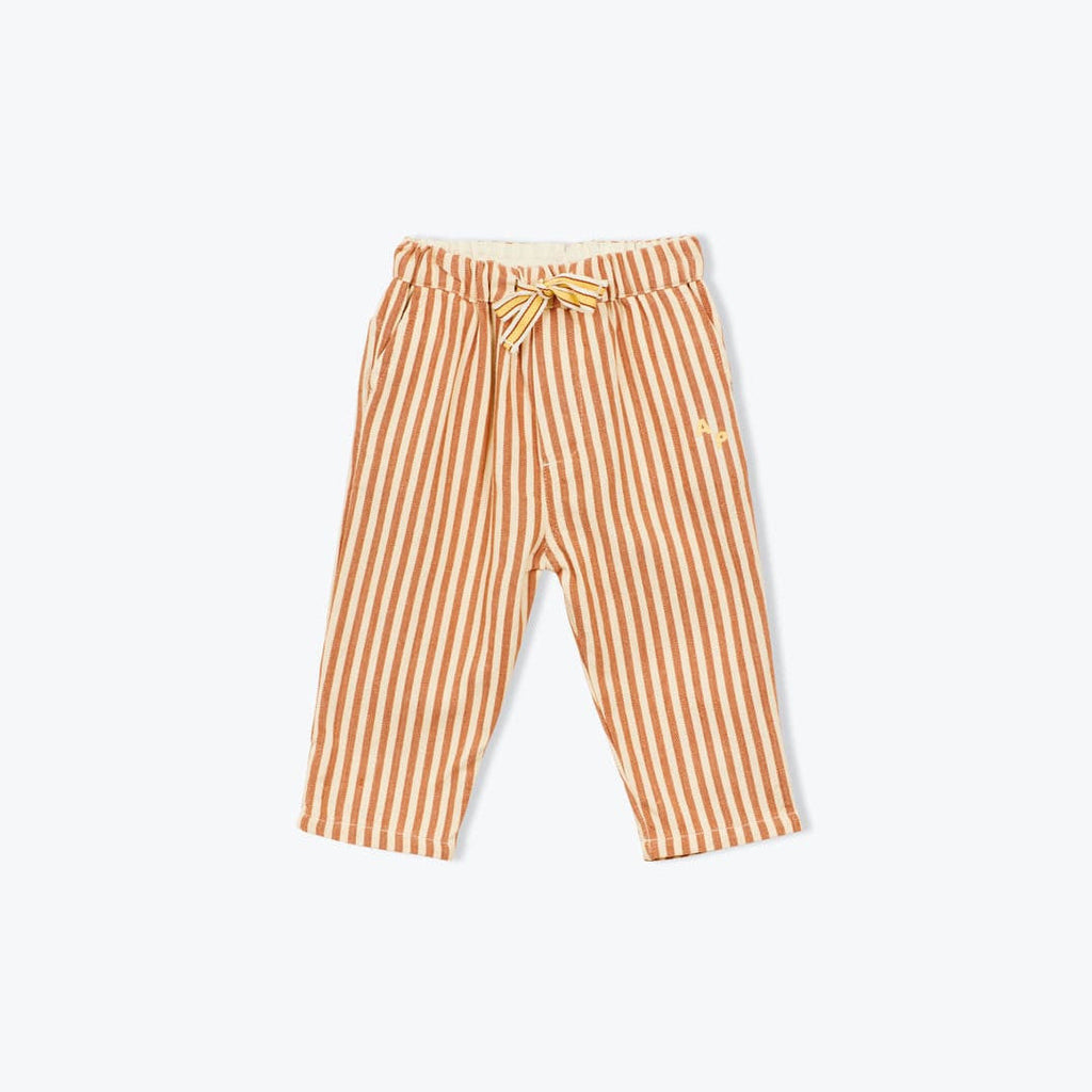 Baby Striped Pants Brown