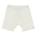 Wide Rib Biker Short - Cream